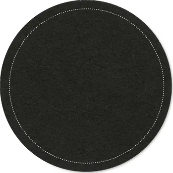 Podtácek Kulatý plstěný podtácek z RPET 10 SIDE 1, 90x90mm Sítotiskový transfer, 4 barvy