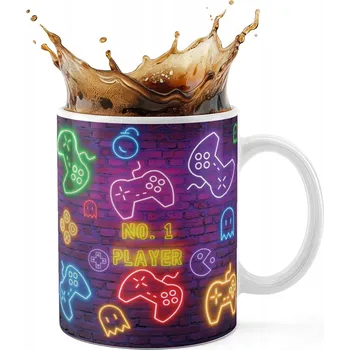 KERAMICKÝ HRNEK 330ML S POTISKEM - GAMER GAMEPAD HAZARDNÍ HRY