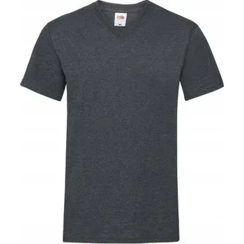 Pánské tričko Pánské tričko s výstřihem do V Fruit of the Loom, velikost L