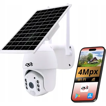 IP kamera Venkovní OTOČNÁ WIFI SOLÁRNÍ kamera 4 MPX s VYSOKOU VÝDRŽÍ BATERIE SOLAR DVS