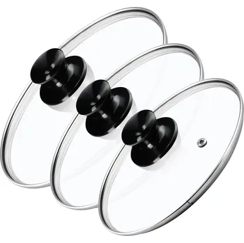 Poklice KADAX SKLENĚNÁ POKLICE SET 22/26/30 cm