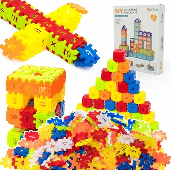 ostatní stavebnice STAVEBNICE MINI OPLATKY 727 DÍLKŮ SAMOLEPKY