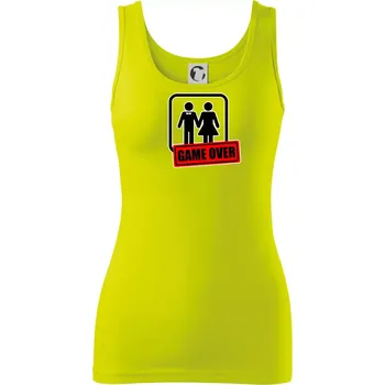 Bachelor Party - Game over (hetero) - Dámské tílko - XS ( Limetková )