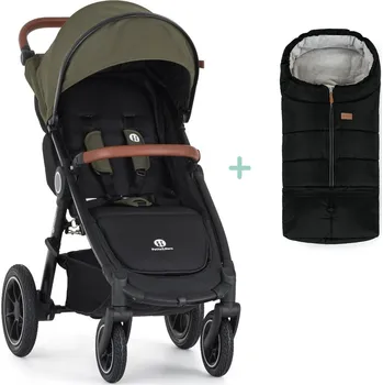 Kočárek PETITEMARS PETITE&MARS Kočárek sportovní Street2 Air Oak Mature Olive + PETITE&MARS fusak Jibot
