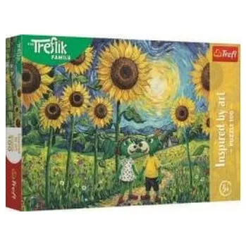 Puzzle Puzzle 100 Spacer wśród słoneczników