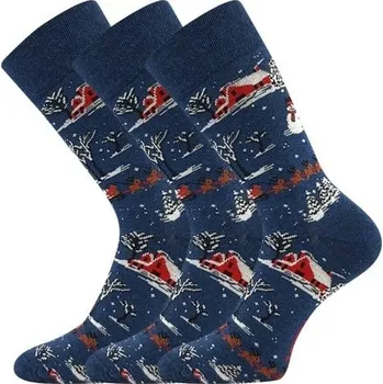 Dámské ponožky Rock Spring PONOŽKY VÁNOČNÍ ZIMNÍ KRAJINA 35-38