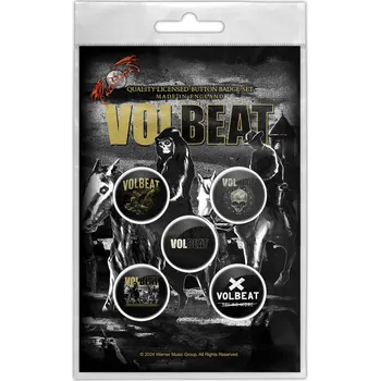 Odznak z Volbeat - Outlaw Gentleman - vícebarevný