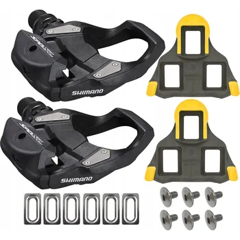 Pedál na kolo Silniční pedály Shimano PD-RS500 černé + kufry BOX