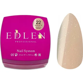 Lak na nehty EDLEN BUILDER GEL PRINCESS 22 50 ml (Stavební gel)