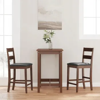 Barová židle Barová Židle VidaXL odstíny hnědé 95 cm tkanina