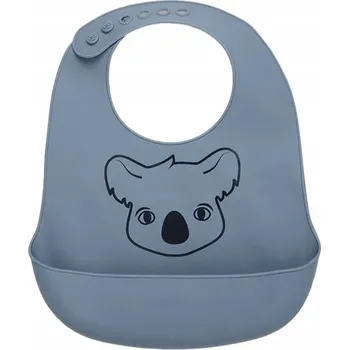 Bryndák Nuuroo silikonový bryndák s kapsou pro miminko KOALA Bering Sea