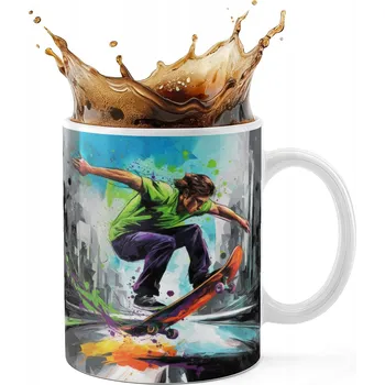 KERAMICKÝ HRNEK 330ML S POTISKEM - SKATEBOARD SKATE SPORT OLLIE