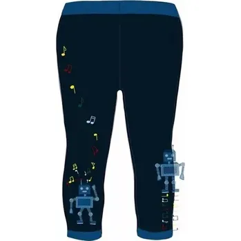Dámské oblečení Chlapecké punčochové legíny Robot - 98-104 / tmavě modrá