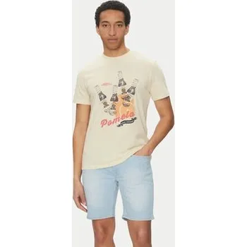 Pánské tričko Blend Pánské tričko BLEND-20718263 131008 BLEACHED SAND Béžové