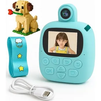 Obraz MINI TERMOTISKÁRNA FOTOAPARÁT PRO OKAMŽITÉ SNÍMKY FOTUŠ DĚTI + PAPÍR A19