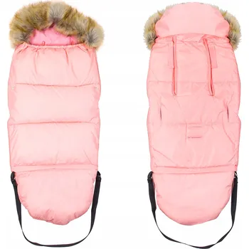 Příslušenství pro přepravu dětí Fusak s kožešinou na sáně, na zimu, do kočárku, autosedačky, set do sporťáku