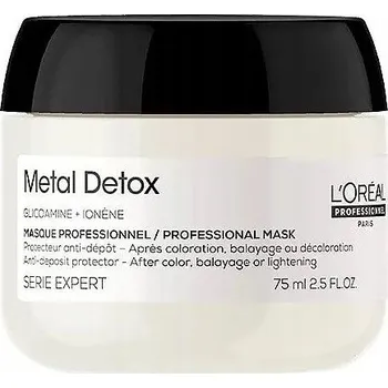 Vlasová regenerace Loreal Metal Detox Maska Neutralizující Kovové Částice 75 Ml