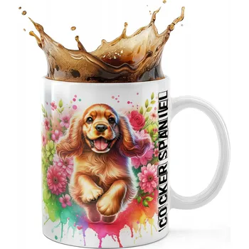 KERAMICKÝ HRNEK 330ML S POTISKEM - PES PSI PLEMENO KOKRŠPANĚL