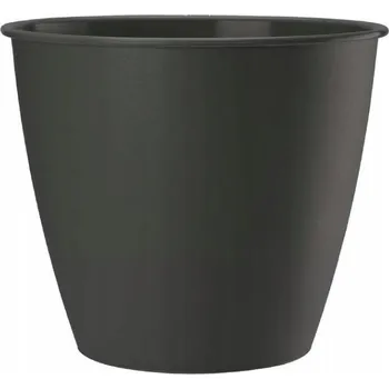 Plast Květináč , černý, Galicja 17 cm x 17 x 15,7 cm