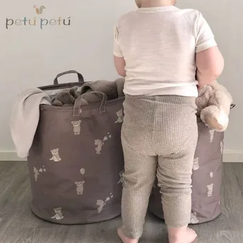 Úložný box Petú Petú Velký koš / box na hračky Teddy