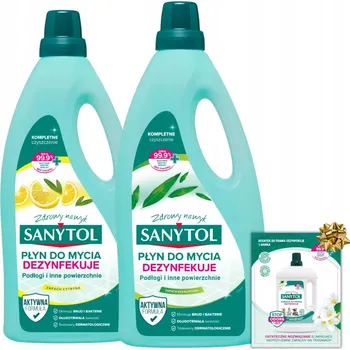 Univerzální čisticí prostředek Sanytol Univerzální čisticí a dezinfekční prostředek na podlahy Mix 1l x2 +