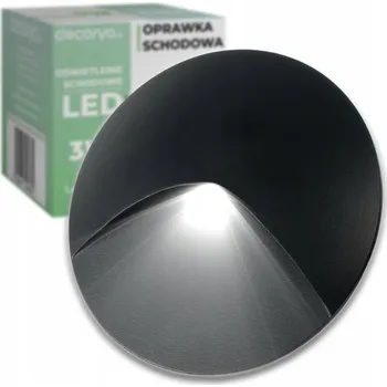 Venkovní osvětlení SCHODIŠŤOVÉ OSVĚTLENÍ LED SVĚTLA SVÍTIDLA SE SENZOREM SOUMRAKU ALU 230V