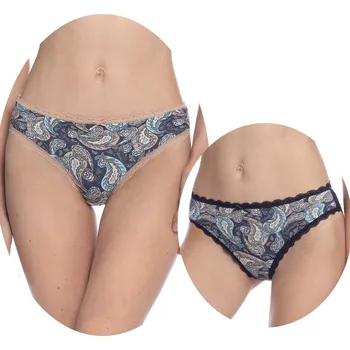 Kalhotky 2x LAMA DÁMSKÉ BAVLNĚNÉ KALHOTKY KALHOTKY MINI BIKINY VEL M