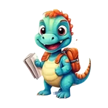 Nažehlovací obrázek - dinosaurus s batohem X (6,8 x 9,0 cm)