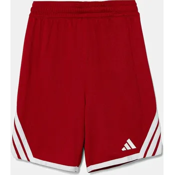 Dětské kraťasy adidas Originals červená barva, s aplikací, nastavitelný pas, JM5132 33X, vel. 128