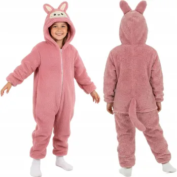 Karnevalový kostým Kostým LABUBU, kostým napodobující kožíšek, pyžamo LAFUFU s ocáskem 122-128