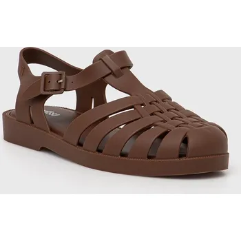 Dámské baleríny Baleríny Melissa MELISSA POSSESSION AD hnědá barva, s odkrytou patou, M 32408 50605 M.32408.50605 89X, EUR 35/36