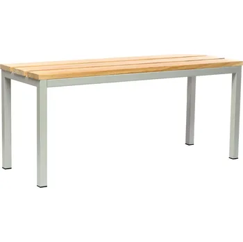 Rauman 7035 lavice do šatny 100 x 35 x 45 cm šedá