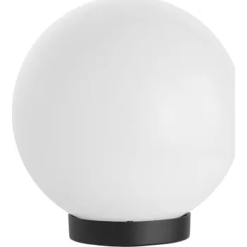 Venkovní osvětlení Hlava venkovní lampy koule 20x22 hliníková základna