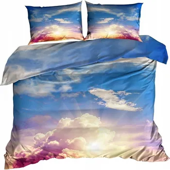 Povlečení 3D Bavlna saténové Povlečení 160x200 SUN