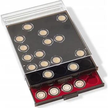 Sběratelství Černá paleta na mince MBcaps 30 mm - Leuchtturm