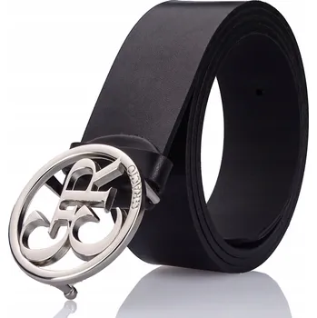 Opasek Kožený Opasek dámský krátký široký Gracio černý