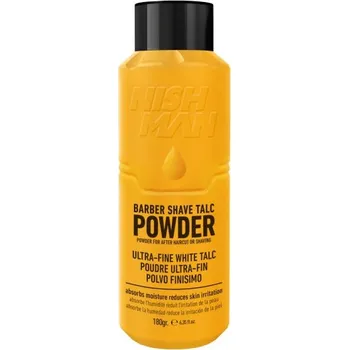 Přípravek na tvář Nishman Barber Shave Talc Powder tělový pudr 180 g