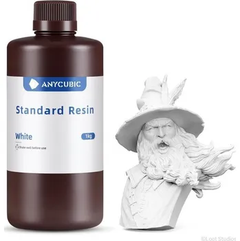 Příslušenství k 3D tiskárně Anycubic Standard UV Resin V2 – White (Bílá) 1 kg