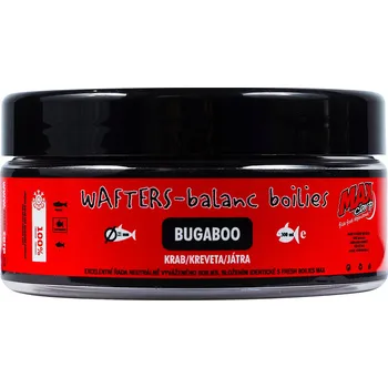 Boilies Nástraha Háčkové kuličky Wafters Max Carp Bugaboo 21 mm 300 ml