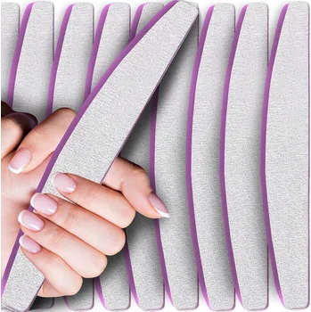 Ocho Nails pilník půlměsíc 100/180 10 ks