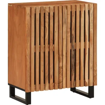 Příborník do zásuvky vidaXL Příborník 60 x 34 x 75 cm masivní akáciové dřevo [377450] Barva: světle hnědá