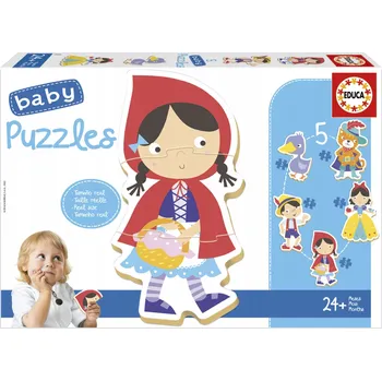 Educa Puzzle 1 dílek Educa Puzzle 3-5 dílků Za horami, za lesy...