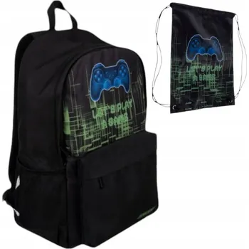 Sportovní batoh Batoh o objemu 22 l + taška KRUZZEL – stylová a prostorná herní grafika