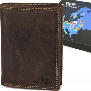 Peněženka Peněženka Beltimore , přírodní kůže, hnědá - muž