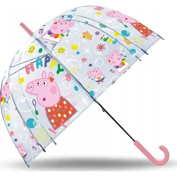 DEŠTNÍK prasátko Peppa PRŮHLEDNÝ 19 PALCŮ PP17100