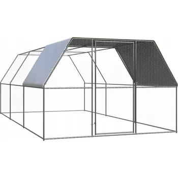 Vidaxl Venkovní klec pro kuřata, 3x6x2 m,