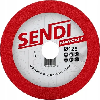 Řezný kotouč Diamantový kotouč na keramické obklady, dlažbu a sklo SENDI UNICUT 125
