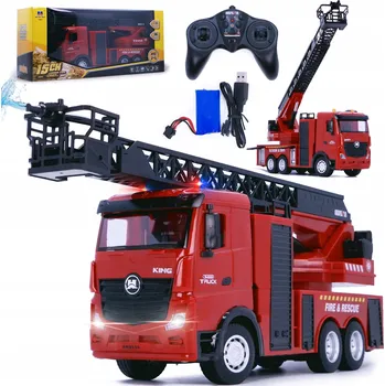 RC model auta Hasičské auto na dálkové ovládání HUINA 1361