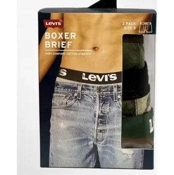Boxerky Vel. M LEVI'S Pánské boxerky 3 páry slipy pro mládež pohodlné bavlněné