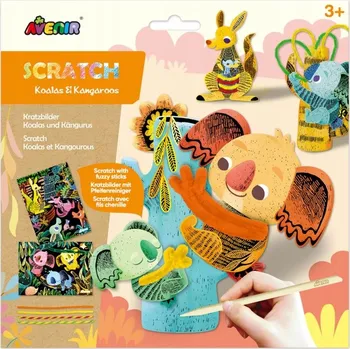 Obraz Z510. AVENIR STÍRACÍ OBRÁZEK - KOALY A KLOKANI